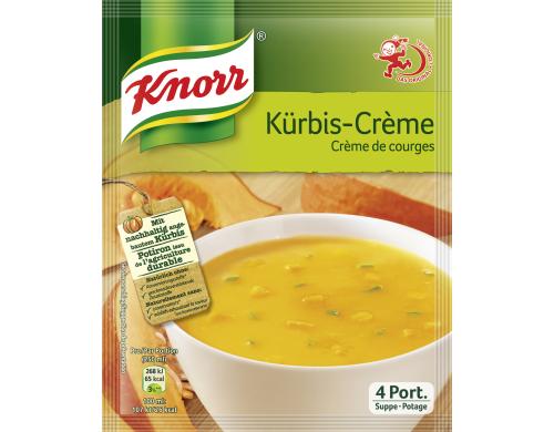 KNORR Krbis-Crme Suppe 4 Portionen