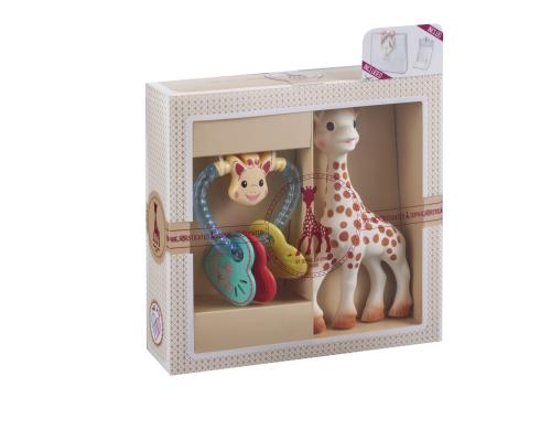 Sophie la girafe Geschenkset Spielfigur und Beissring Herz