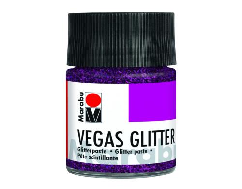 Marabu Glitterpaste Vegas 50 ml Glitter-Violett