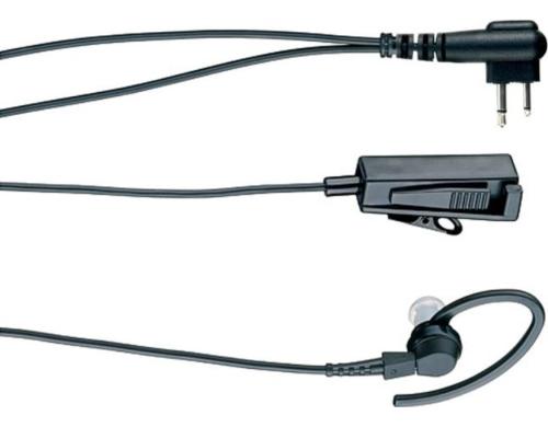 Motorola Tarnmikrophon und Ohrhrer/FBI 2-Kabel, schwarz zu XT400 Serie