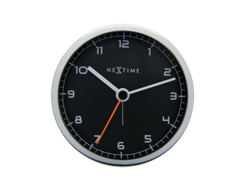 NexTime Wecker Company Alarm Schwarz 9 x 9 x 7.5 cm