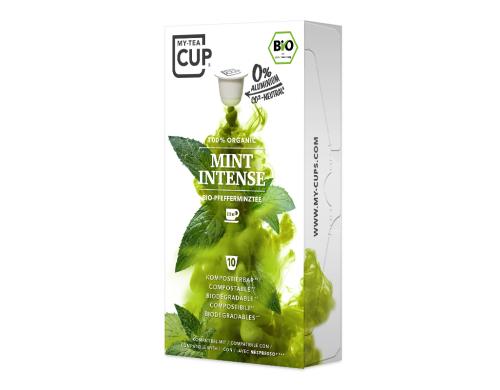 Tee MINT INTENSE - Nespresso kompatibel 10 Kapseln, fr 180 - 200 ml optimiert