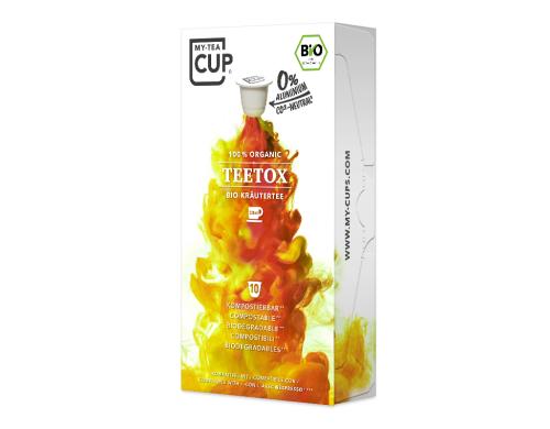 Tee TEETOX - Nespresso kompatibel 10 Kapseln, fr 180 - 200 ml optimiert