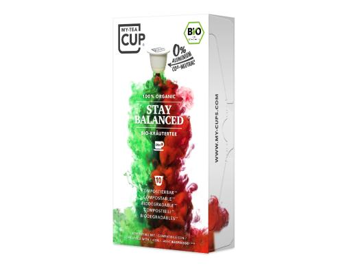 Tee BALANCE - Nespresso kompatibel 10 Kapseln, fr 180 - 200 ml optimiert
