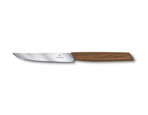 Victorinox Swiss Modern Steakmesser 2-teilig, 12 cm, Nussbaumholz