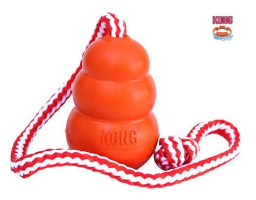 Kong Aqua,  9 cm + 50 cm, orange, 117 g 