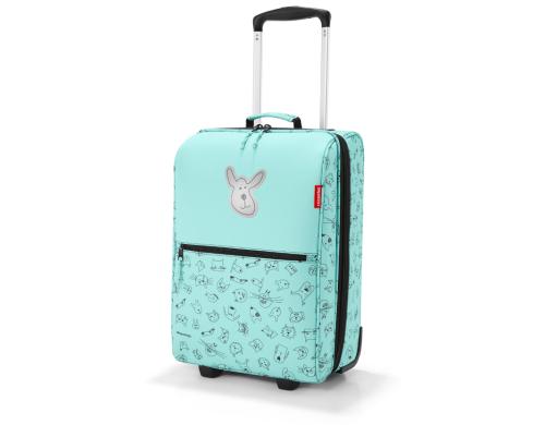 Reisenthel Kindertrolley xs kids cats and dogs mint, 29 x 43 x 18 cm, 19 l
