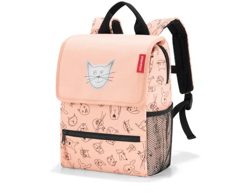 Reisenthel Kinderrucksack backpack kids 5l cats and dogs rose, 21 x 28 x 12 cm