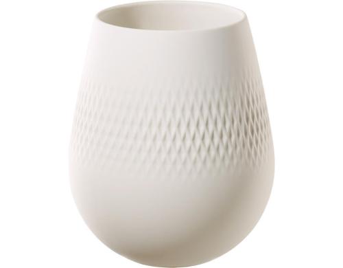 Villeroy & Boch Collier Blanc Vase CarrNo2 12,5 x 12,5 x 14 cm