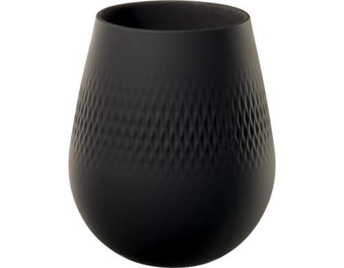 Villeroy & Boch Collier Noir Vase CarrNo2 12,5 x 12,5 x 14 cm