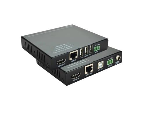 PureTools PT-HDBT-1002 HDBaseT Set, HDMI/Ethernet/RS232/IR/USB, 4K