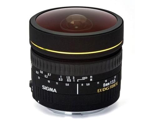 Sigma 8mm / f 3.5 EX DG Fisheye CA CH-Garantie