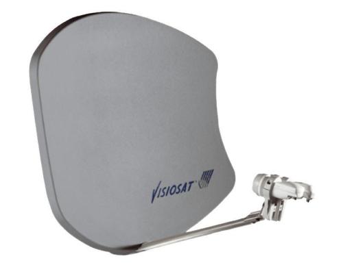 Visiosat Bisat G2 anthrazit Satelliten-Antenne 75cm x 64cm