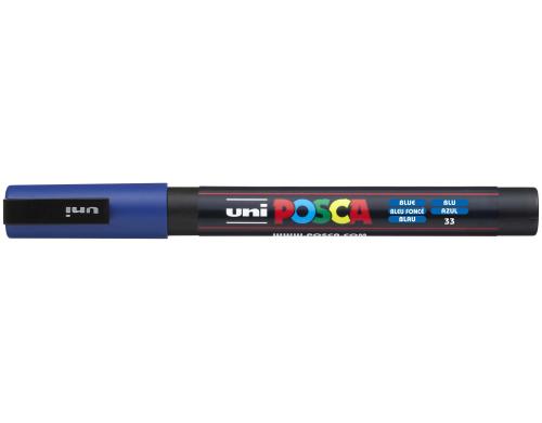 Uni POSCA Marker Rundspitze 0.9-1.3 mm blau