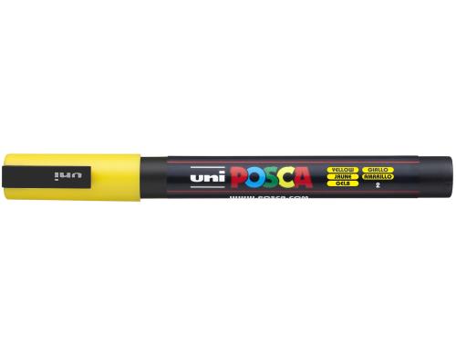 Uni POSCA Marker Rundspitze 0.9-1.3 mm gelb