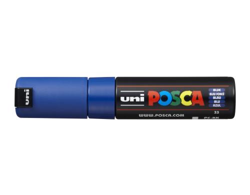 Uni POSCA Marker Keilspitze 8 mm bleu