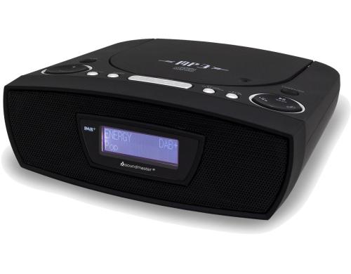 Soundmaster URD480, DAB+ Radio AUX, CD, USB, schwarz