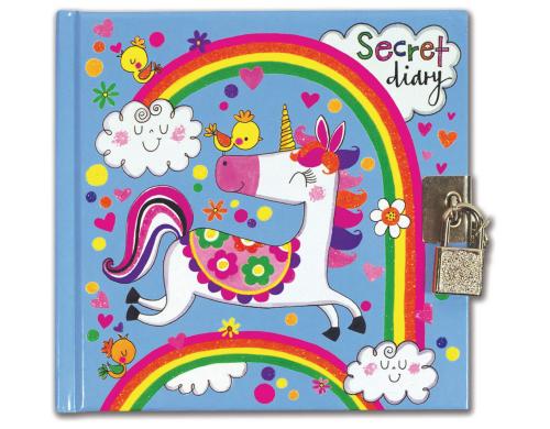 Rachel Ellen Tagebuch Unicorn&Rainbow Grsse 14.1 x 14.7cm