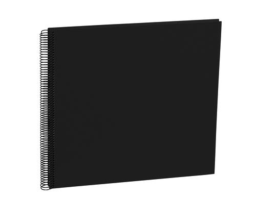 Semikolon Fotoalbum Efalinbezug 34.5x33.2cm black, 50 schwarze Seiten