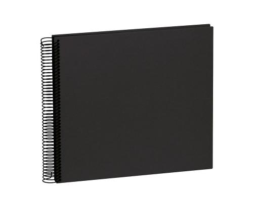 Semikolon Fotoalbum Efalinbezug 23x24.5cm black, 40 schwarze Seiten