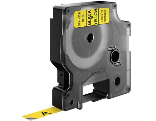 Dymo Schriftbandkassette schwarz/gelb (40918)