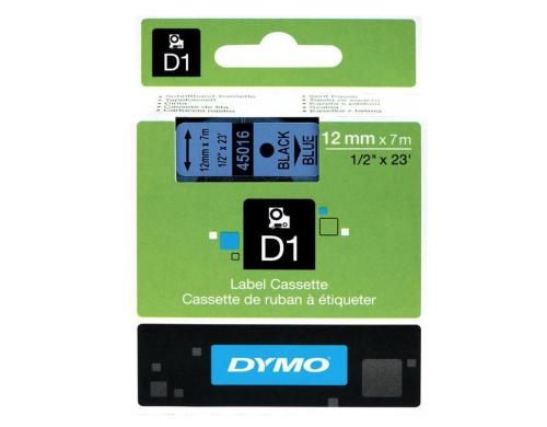 Dymo Schriftbandkassette schwarz/blau (45016)