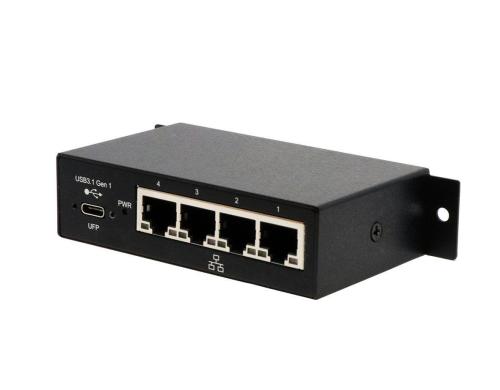 exSys EX-1330M, 4x Ethernet USB 3.0/3.1 Inkl. USB-C Kabel,Adapter EX-47990