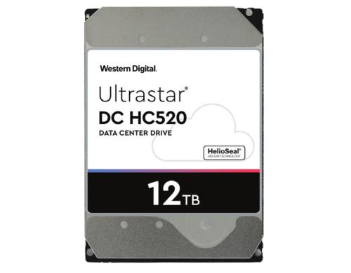 Ultrastar DC HC520 12TB SAS 512e ISE, 24x7, 7200rpm, L4.16ms, 256MB