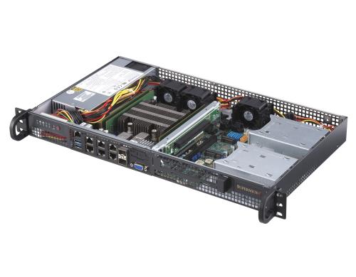 Supermicro 5019D-FN8TP: Xeon D-2146NT 8C bis 512GB RAM, 1x3.5 intern, 6xLAN, 2xSFP+