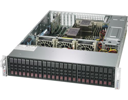 Supermicro 2029P-E1CR24H Dual Xeon Scalable bis 2TB RAM, 24x 2.5 SAS3/SATA3 Hotswap