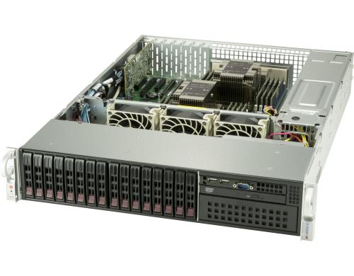 Supermicro 2029P-C1RT Dual Xeon Scalable bis 2TB RAM, 16x 2.5 SAS3/SATA3 Hotswap
