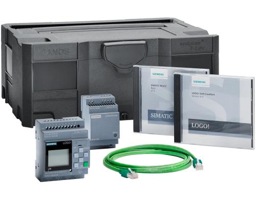 Siemens LOGO! 8 Starterkit 12/24RCE Software, WinCC Basic, Manual, Power 24VDC