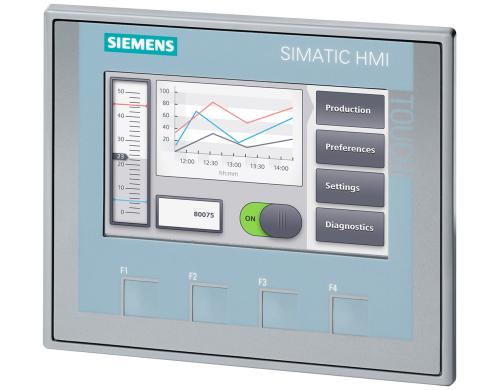 Siemens LOGO! 8 Beobachtung KTP400 COL PN2 Basic, Touchscreen, 4 Tasten, 3.8 Display