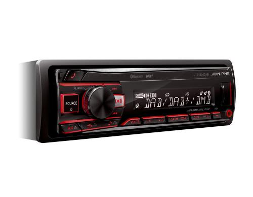 Alpine Radio DAB+,BT Front USB iPod ready, Front AUX-In (Mech-less)
