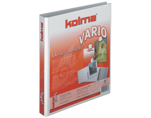Kolma Zeigebuch Vario A4 Universal 4 Ring-Mechanik Fllhhe 2 cm, weiss