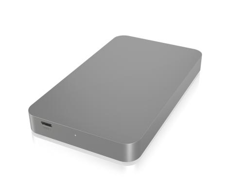 ICY BOX ext. 2.5 Gehuse IB-247-C31 silber, USB3.1 Type-C, fr SATA HDD/SSD