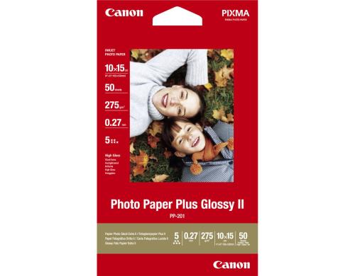 Canon Glossy Plus Photo Paper  10x15cm 275g, 50 Blatt