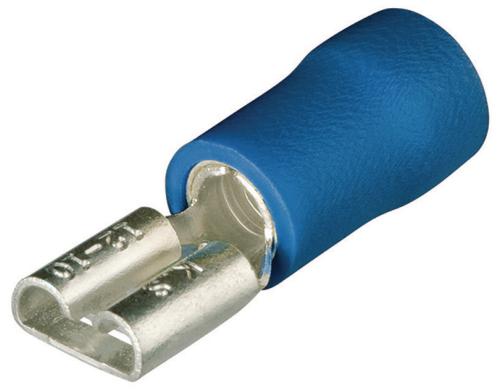 Knipex Flachsteckhlsen, Blau 4,8 x 0,8 mm, 100 Stk.