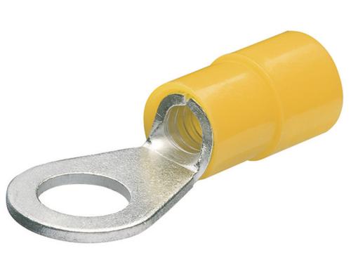 Knipex Kabelschuhe, Ringform isoliert, Gelb  6 mm,100 Stk.