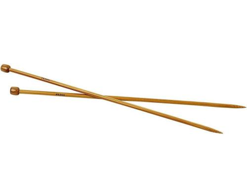 Creativ Company Stricknadeln Nr. 6 L 35 cm, aus Bambus