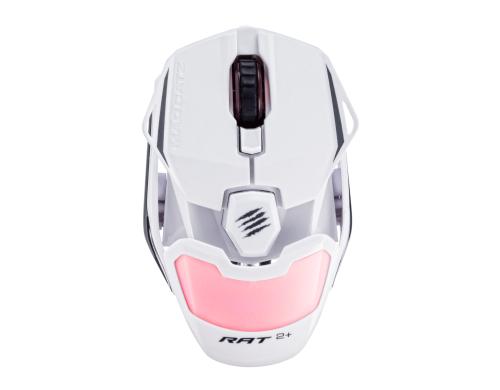 Mad Catz R.A.T. 2+ Gaming Maus, 5000 dpi, Weiss