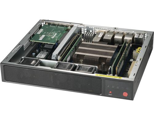 Supermicro E300-9D: 8-Core bis 512GB RAM, 1x intern 2.5, USB 3.0