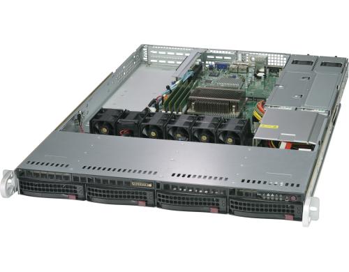 Supermicro 5019C-WR: LGA1151, 2x500W NT bis 128GB RAM, 4x 3.5 hot swap, 2x PCIe