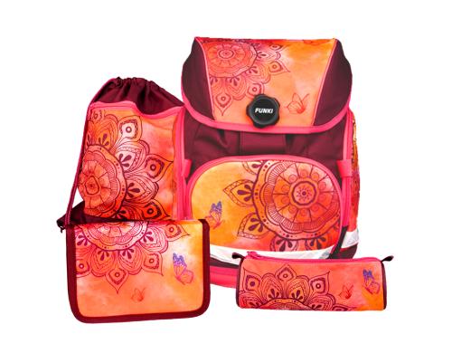 Funki Joy-Bag Mandala Schulrucksack 4-teiliges Set