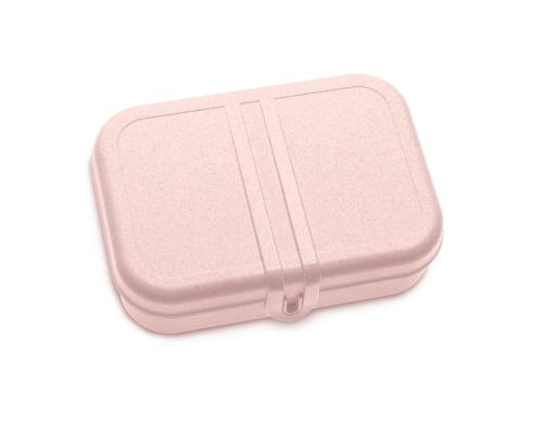 Koziol Lunchbox mit Trennsteg Pascal L Grsse 23.2 x 16.6 x 6.2 cm, Organic Pink