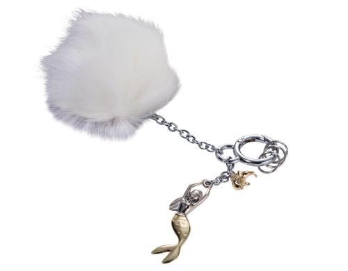 TROIKA MERMAID Schlsselanhnger chrom glnzend