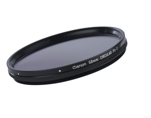 Canon Zirkularpolfilter Filter 58mm 58mm Filterdurchmesser