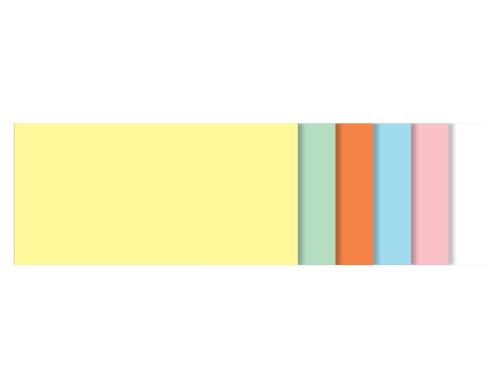 Sigel Moderationskarten 10x20 cm gelb, grn, orange, blau, rosa, weiss