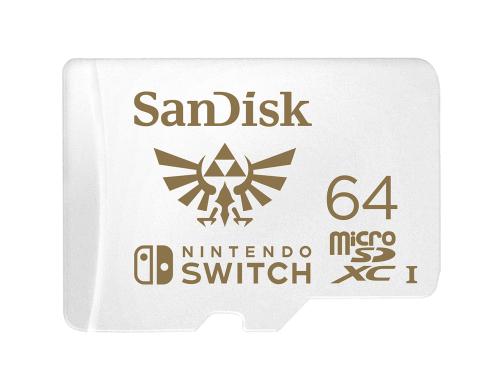 SanDisk microSDXC Card Nintendo Switch 64GB U3, lesen 100MB/sec, schreiben 60MB/s