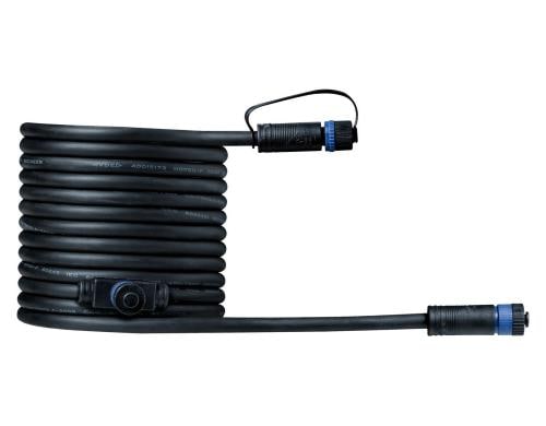 Kabel 1 In-2 Out, max. 150 W, 5 m 24V, IP68, Schwarz